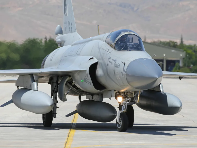 China-Pakistan Jointly-made JF17 thunder Fighter Jet. IMG Credit: Wikipedia